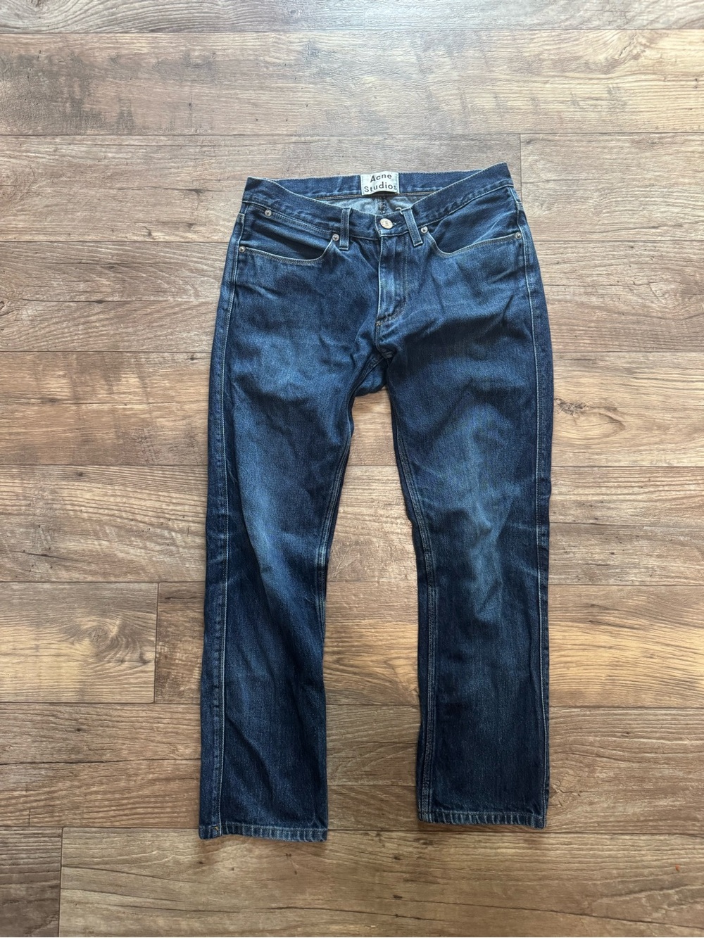 Acne Studios Max Raw Jeans